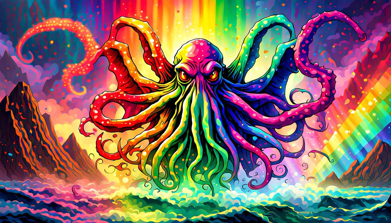 Cthulhu's Nihilistic Power: A Rainbow Blast