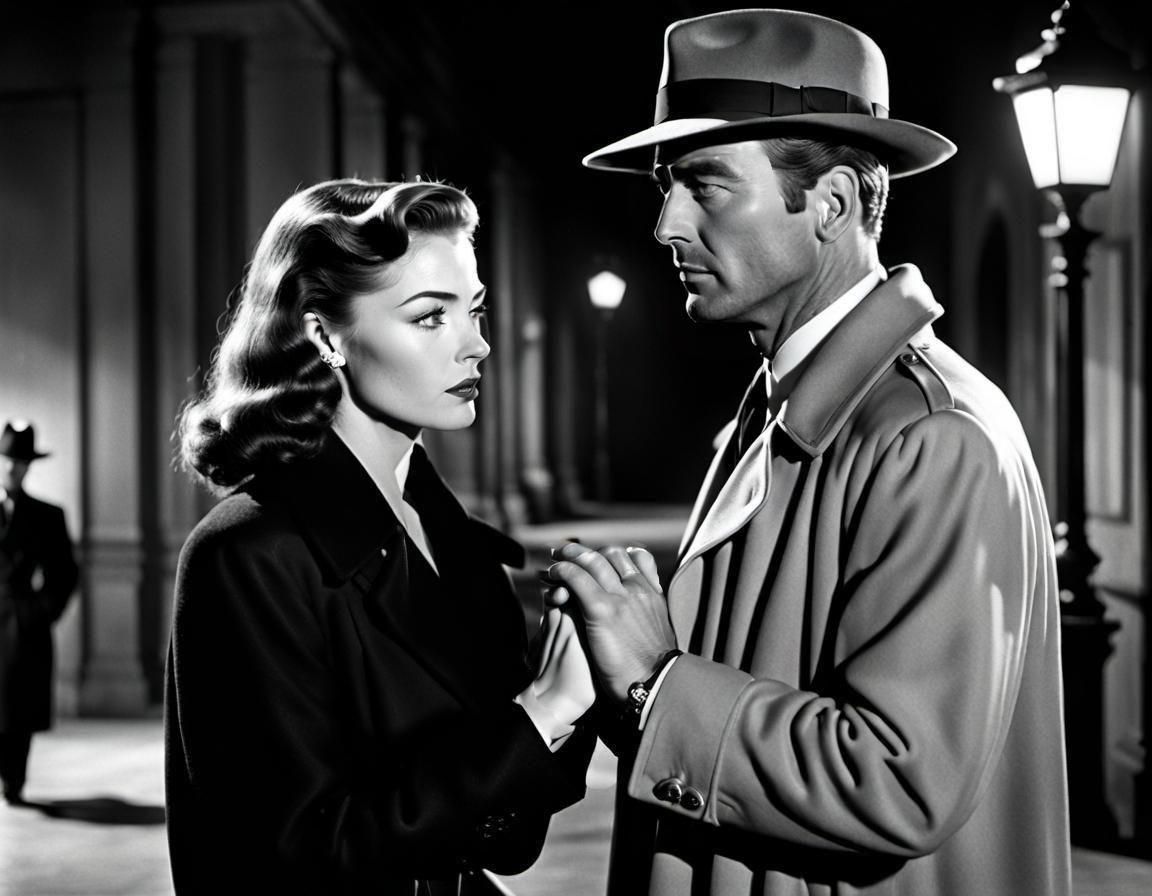 Film Noir Photograph in 8K Resolution