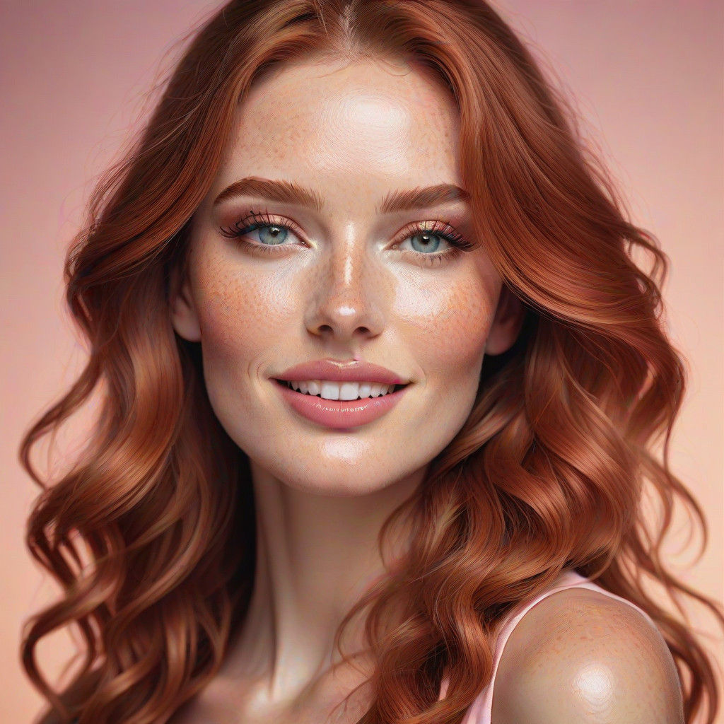 Glamorous Supermodel Portrait in Softbox Lighting