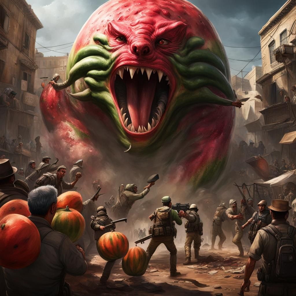 Lovecraftian Monster Attacks Dystopian World