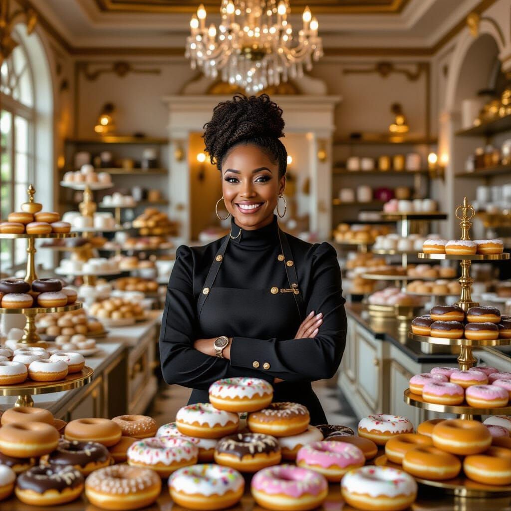 Lavish Bakery Portrait in Schoeller and McCurry Style