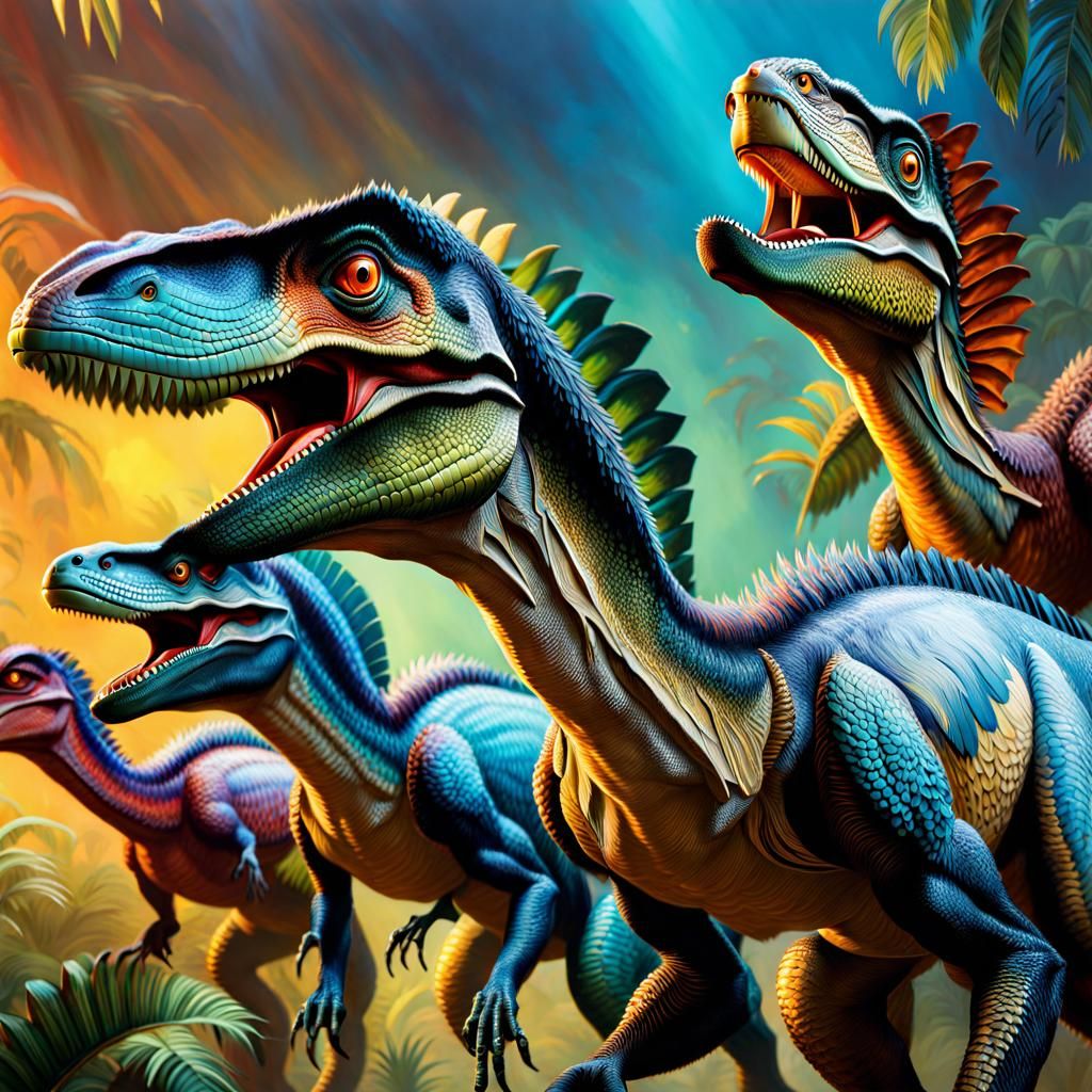 Group of Dinosaurs