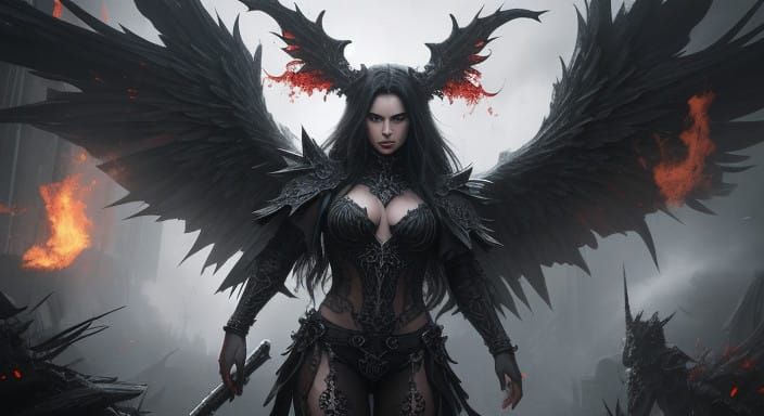 Ethereal Warrior Rallies a Gathering in a Haunting, Surreal....