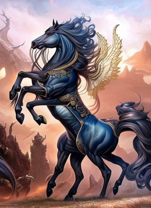 Sleipnir - Thors eight legged horse (well, seven actually, but whos counting)