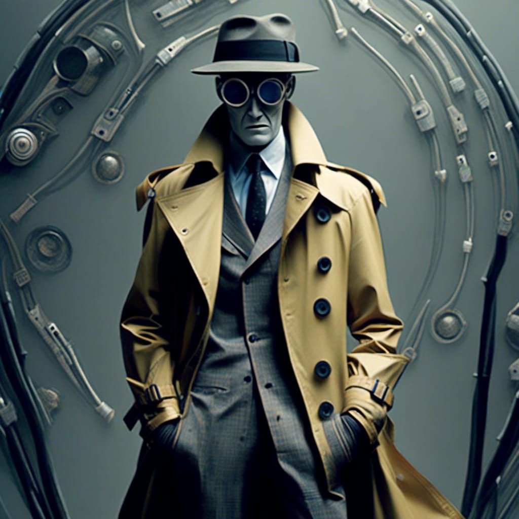 Invisible Men in Trench Coat