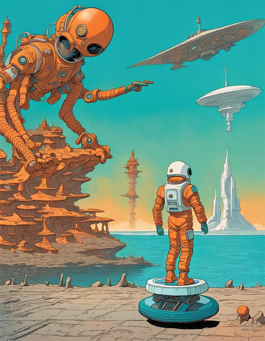 The Andromeda series : ..and exploring on a hoverboard ! Som...