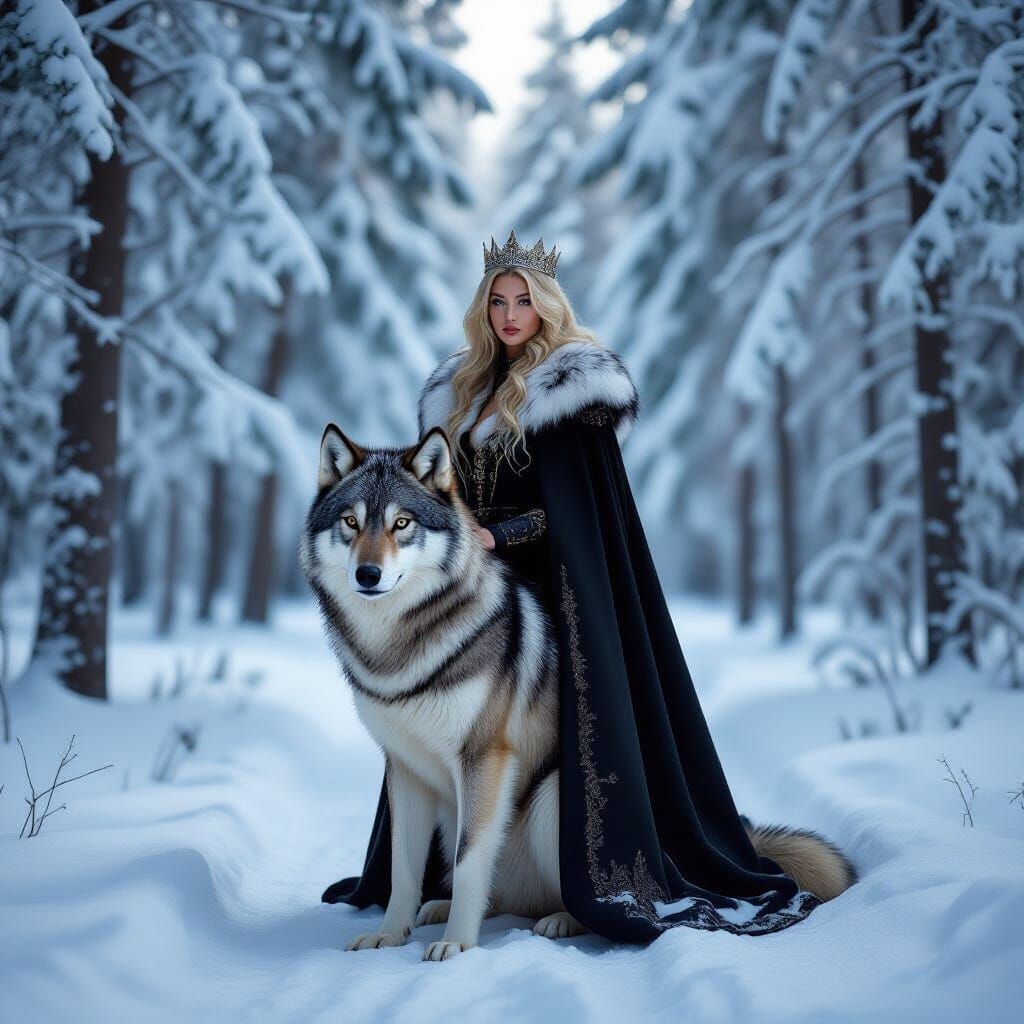 Queen of the Blood Wolves in Ohio Forest