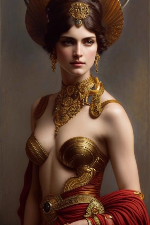 Goddess Supermodel Portrait with Dynamic Lighting