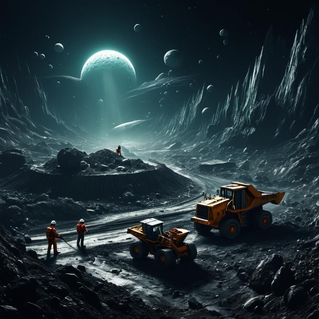 Alien World: Explosive Mining Techniques in the Dark