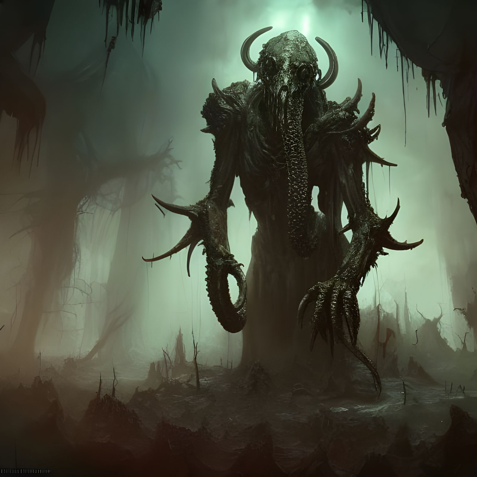 Post-Apocalyptic World Ruined by Lovecraftian God