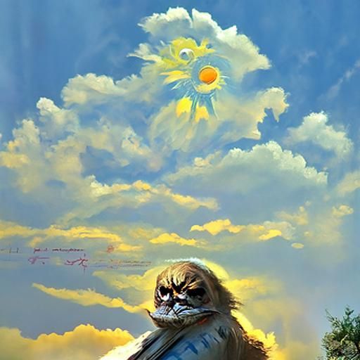 Grumpy and Sunshine Oil Painting