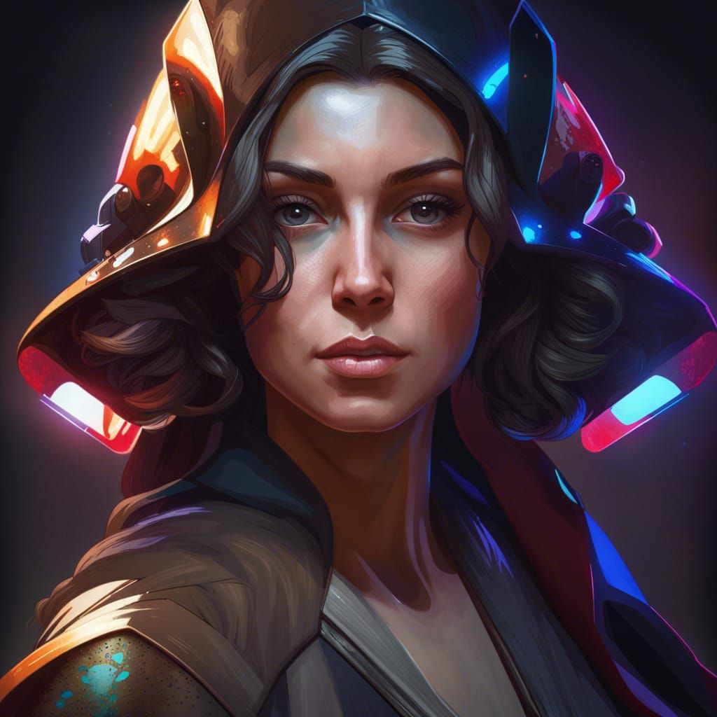 Star Wars Portrait in Artgerm Style