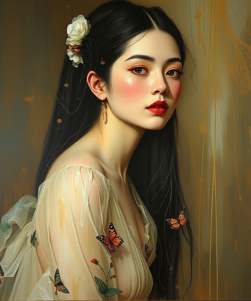 Portrait Inspired by Multiple Artists