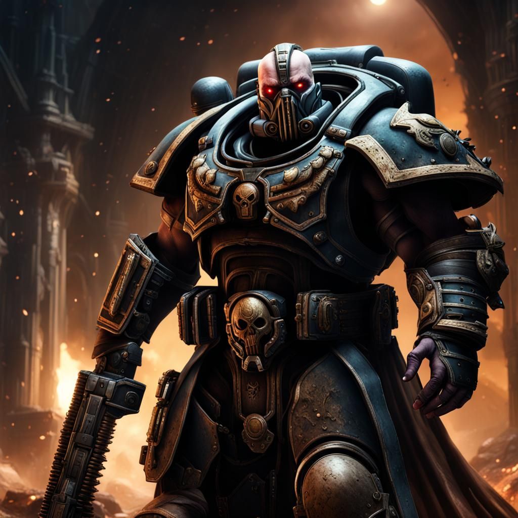 Chaos Space Marine Matte Painting in Unreal Engine