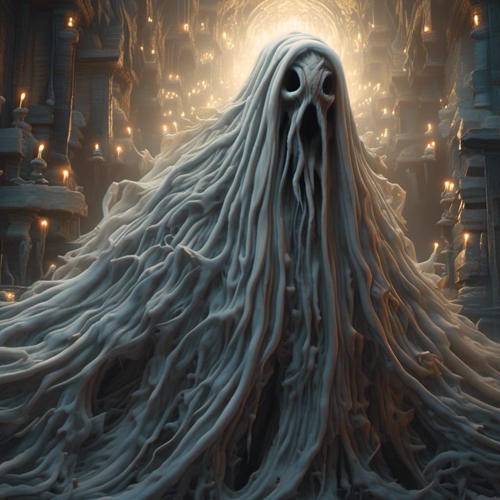 Ethereal Ghost in Dreamlike Hyperrealistic Style