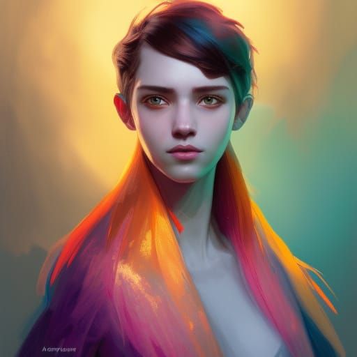 Halfling Wizard Portrait in Hyperdetailed Digital Art Style