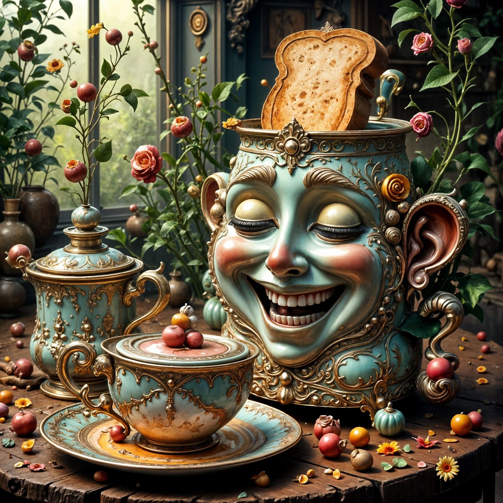 "The Laughing Teapot Breakfast Club"