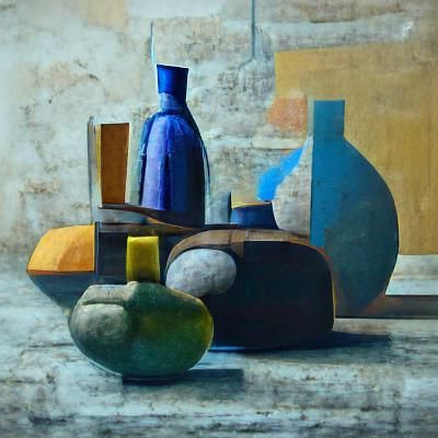 Harmonized Still Life Reflects Modern World