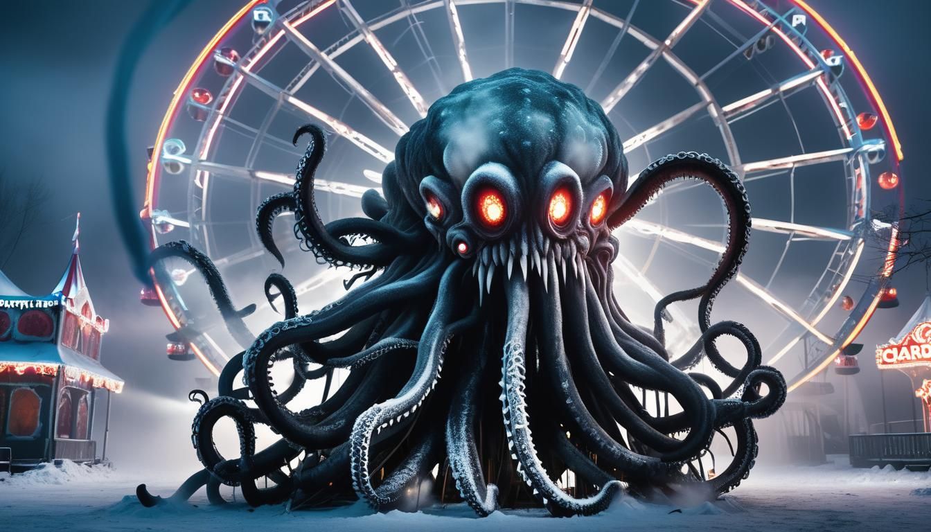 Eerie Winter Carnival Horror