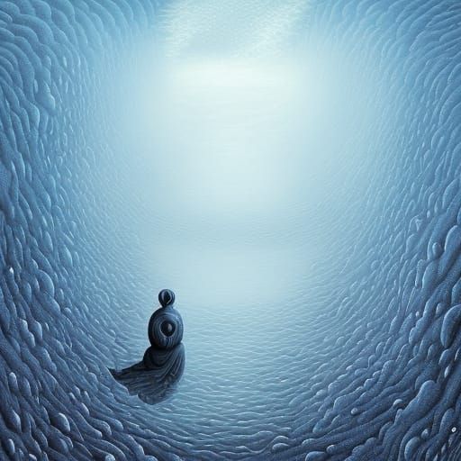 Surreal Figures in Abstract Reality Style