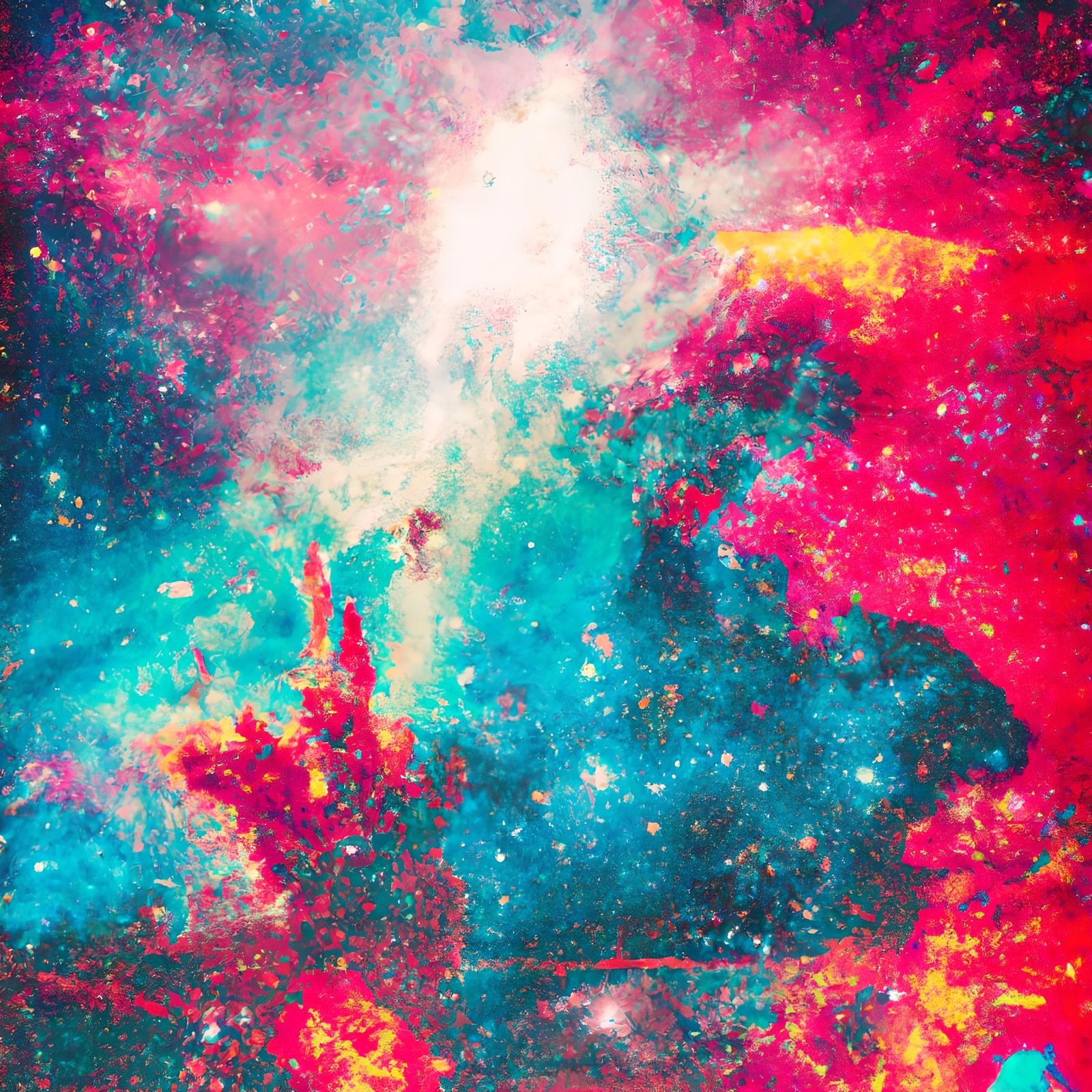 Boho Galactic Nebula Poster in 8k Resolution