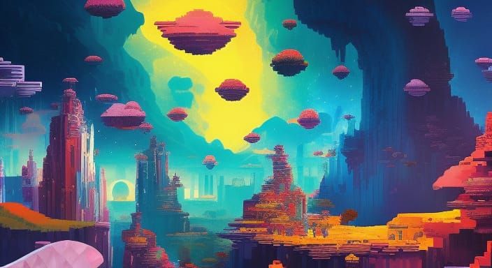 Invasion of the pixel saucers