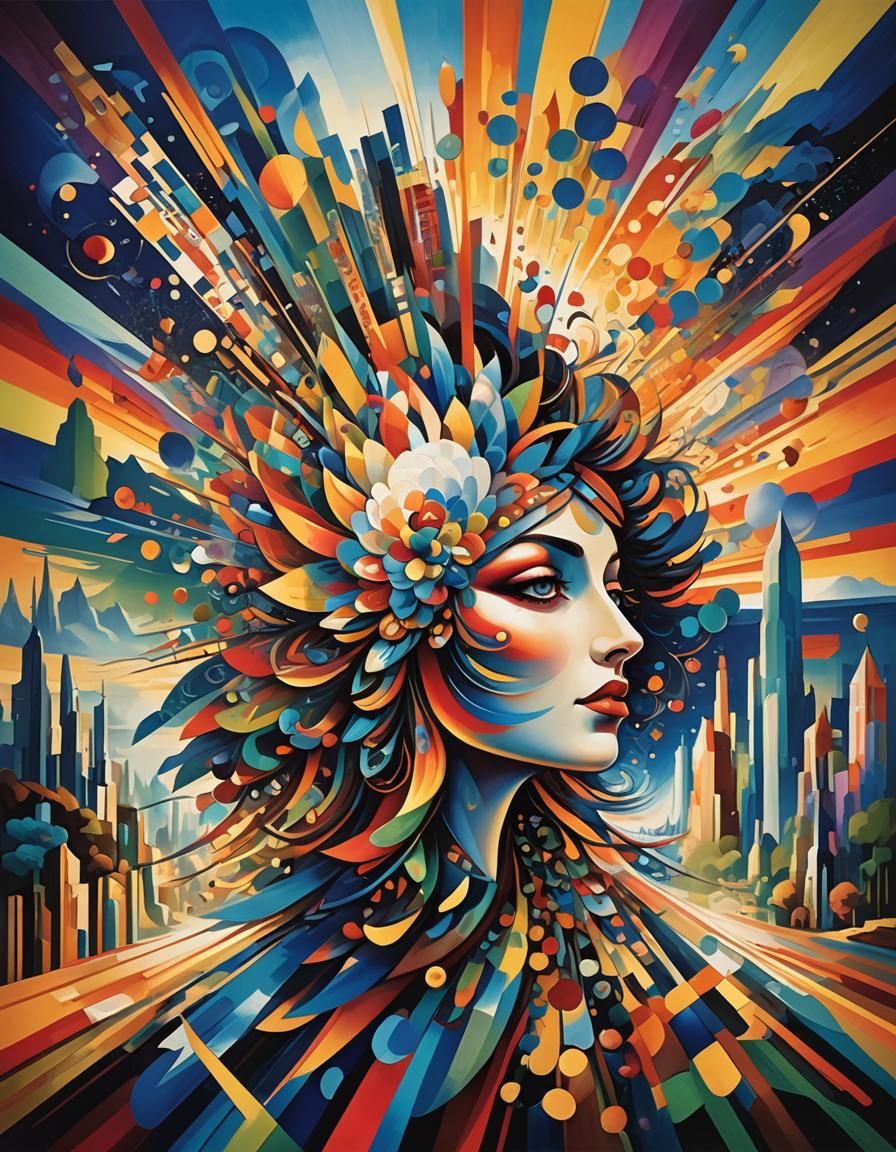 Surreal Landscape Art in Earthy Pastels