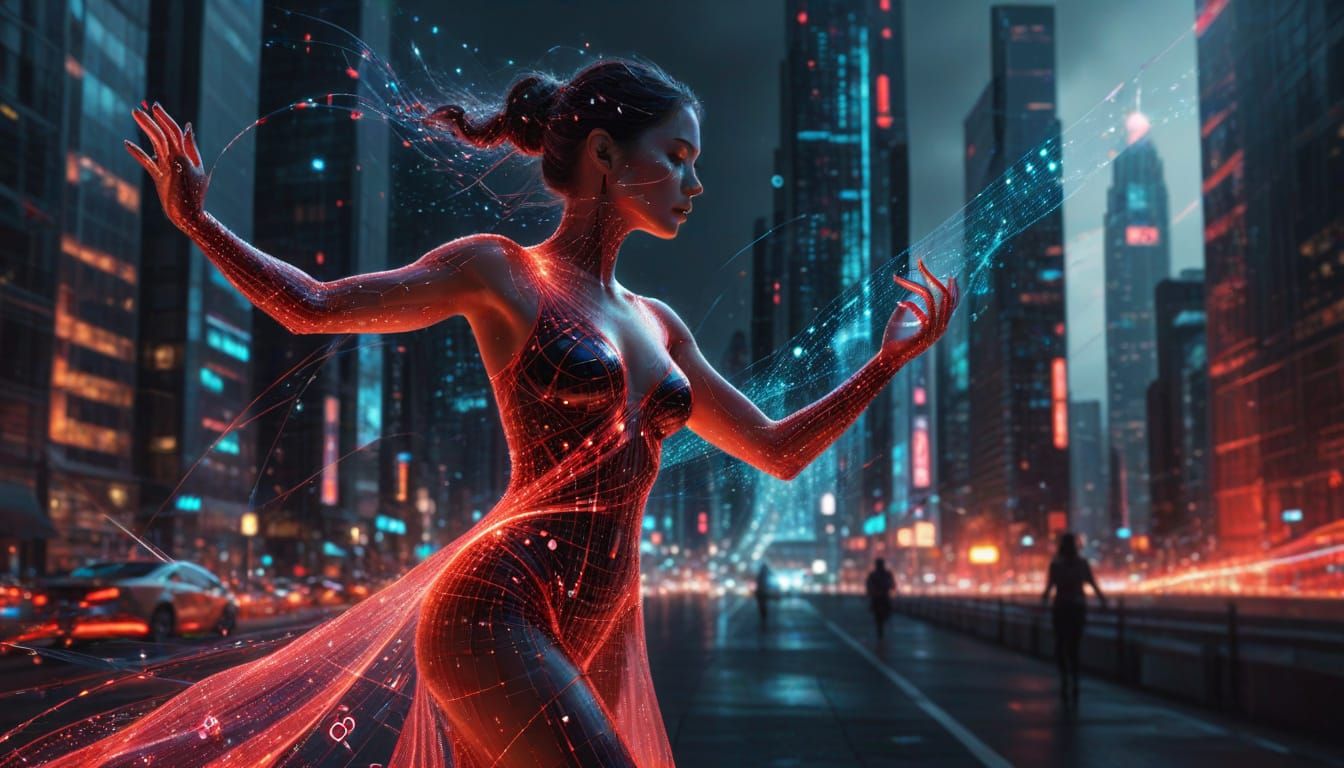 Digital Womanhood: A City of Code and Data Streams