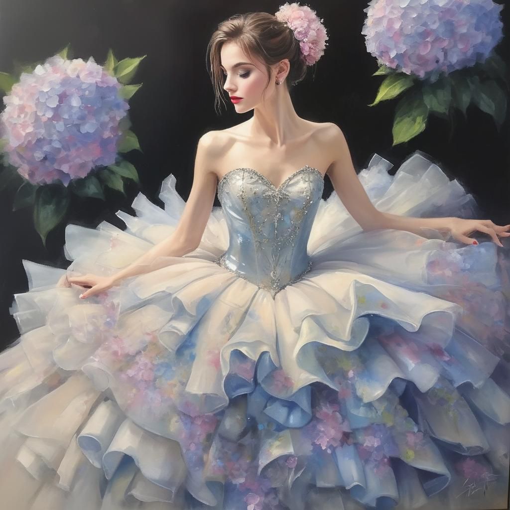 Glassy Screen Painting with Dynamic Threads