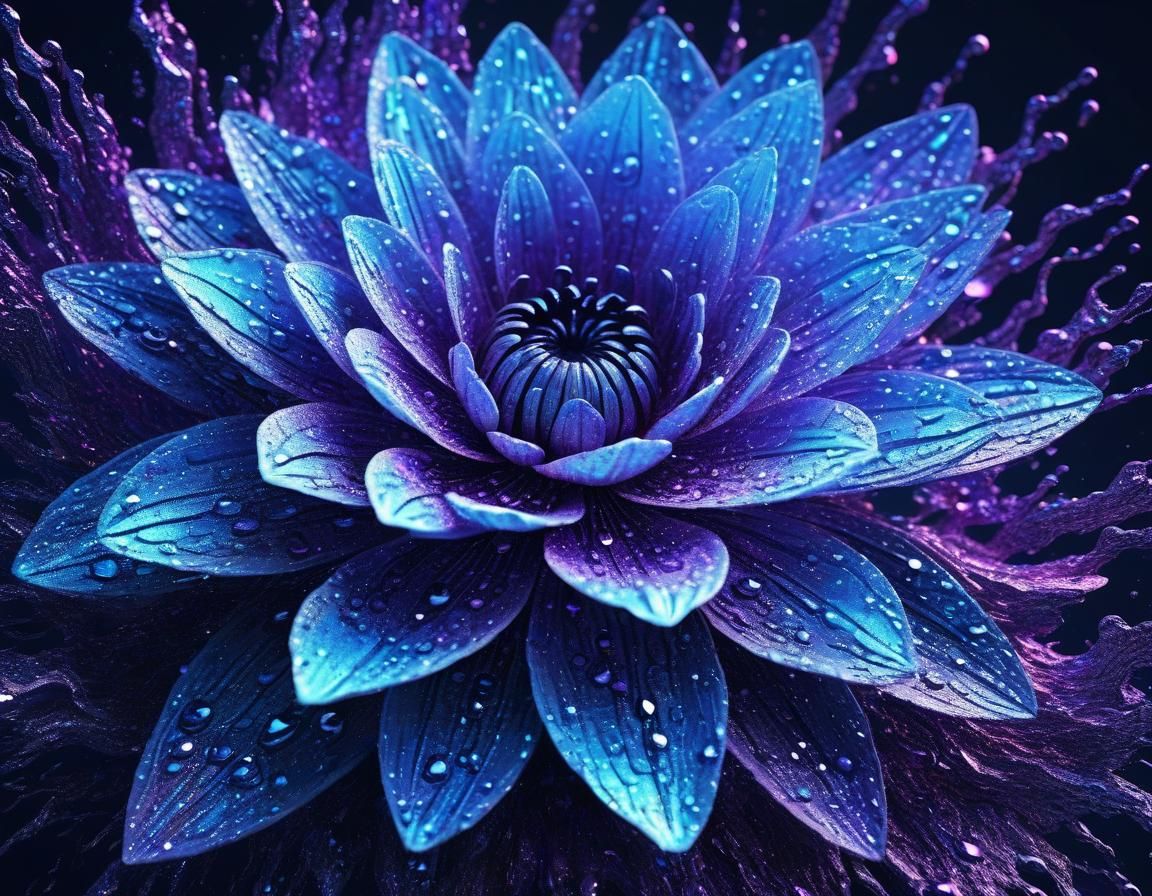 Ethereal Abstract Floral Art in Ultra HD