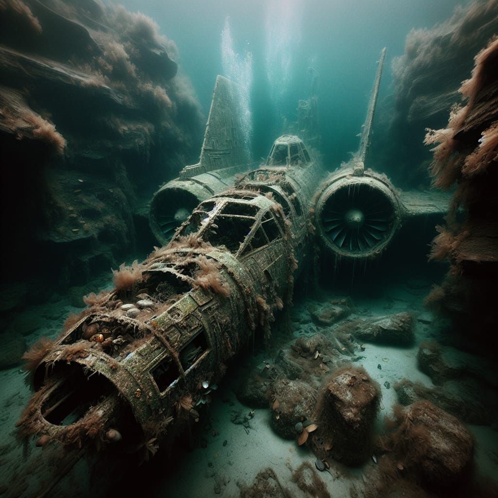 Mysterious Underwater Tomb in Abandoned Star Wars X-Wing