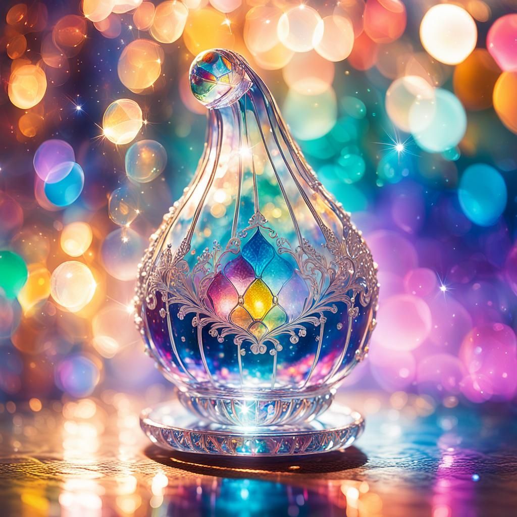 Crystal Gourd: Dreamy Digital Still Life