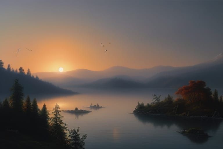 Orioles Singing Portrait in Realistic Digital Painting