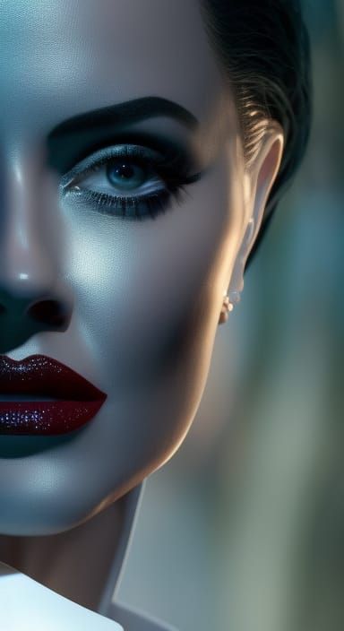 Marilyn Monroe as Matrix Persephone in CGI Render