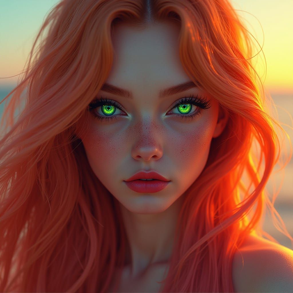 A Hypnotic Goddess Stares Straight at You