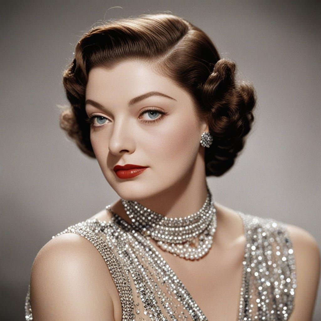 Vintage Portrait of Myrna Loy