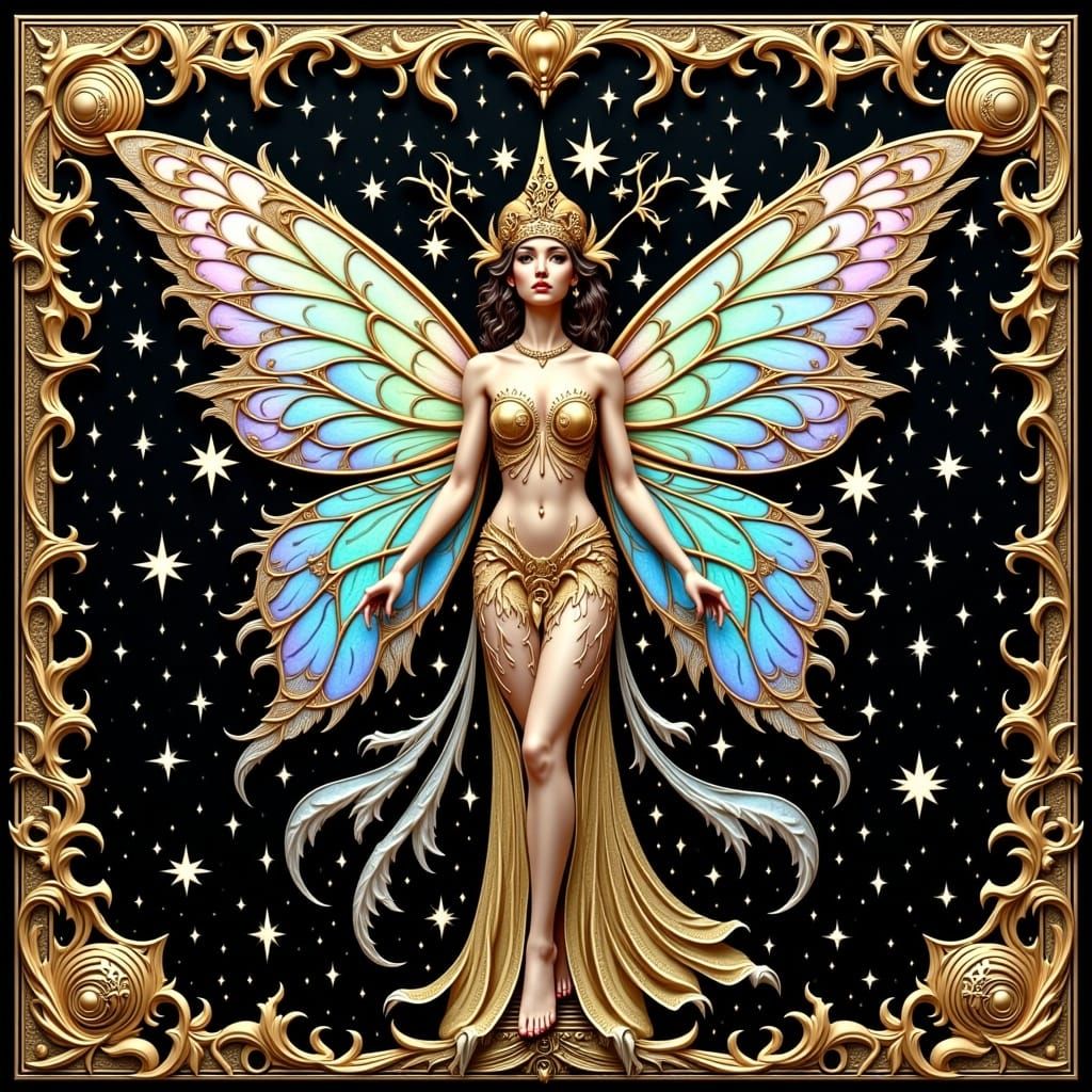 Fairy of Byzantine Whispers in Illuminated Glory