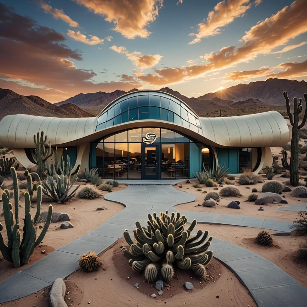 Desert Restaurant 'Snake' with Modern Design and Snake Logo