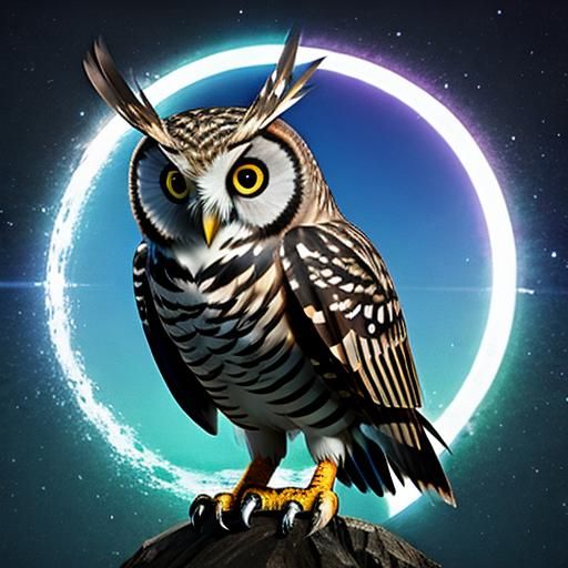 Majestic Owl Portrait