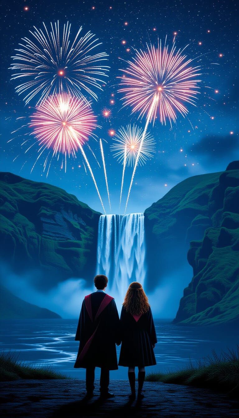 Harry Potter and Ginny Weasley: Fireworks Spectacle