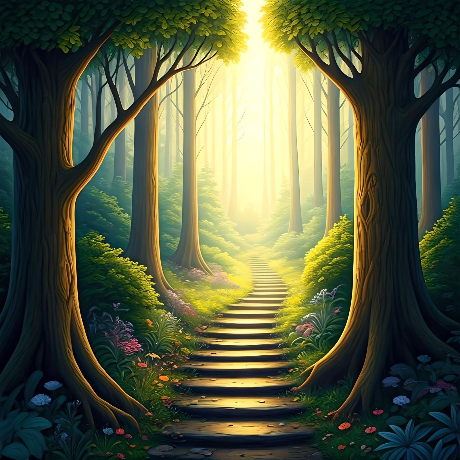 Halloween Magic in a Fairy Tale Forest