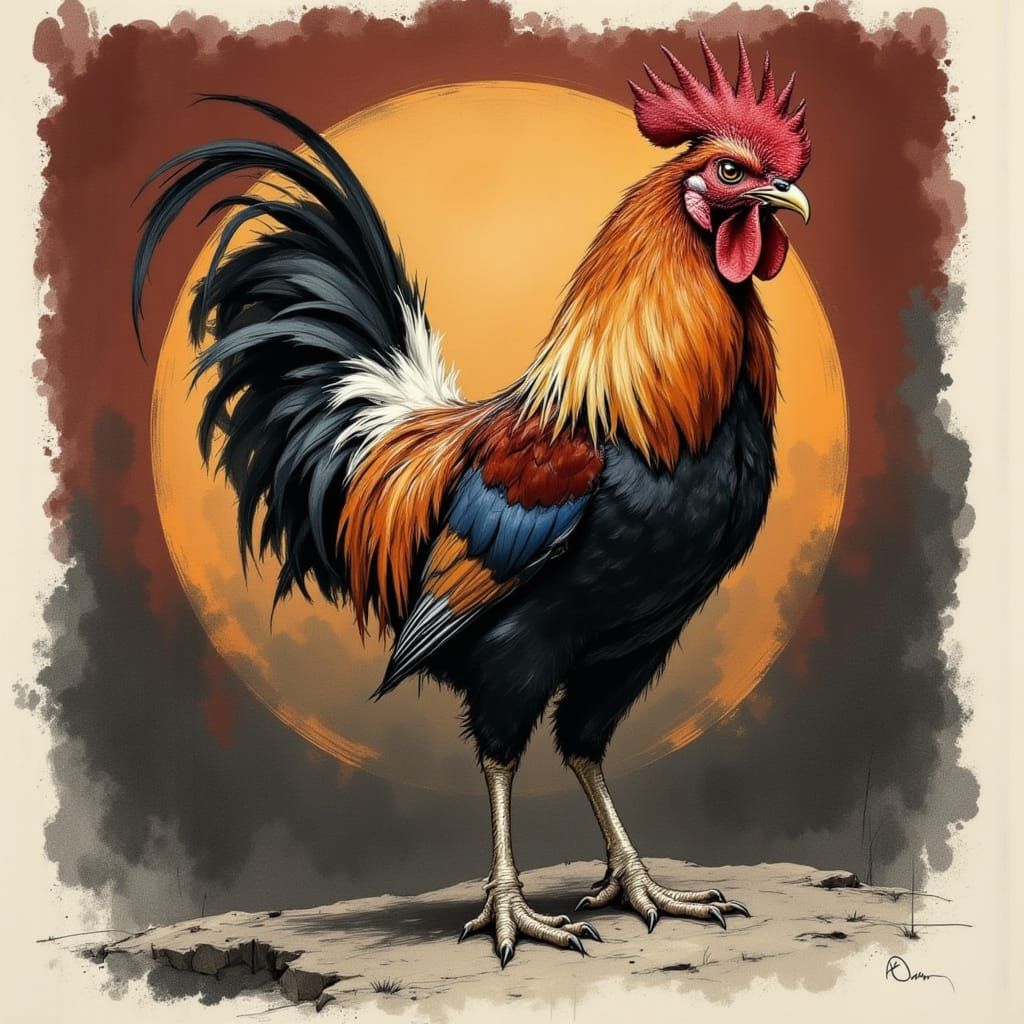 The King of Darkness Awakens in Fiery Splendor