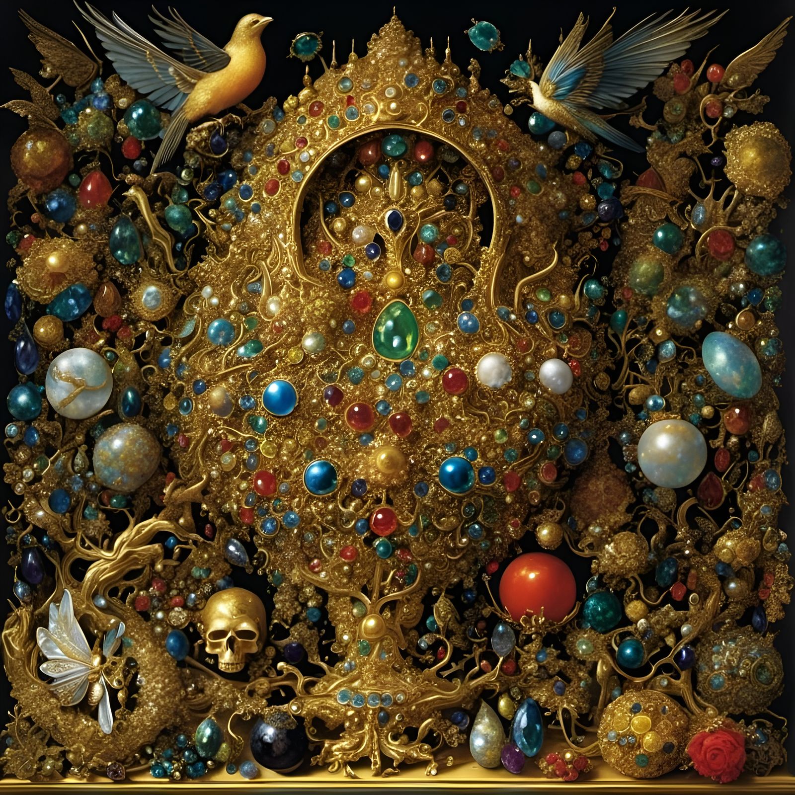 Abstract Image Featuring 'Bedazzled' LoRA