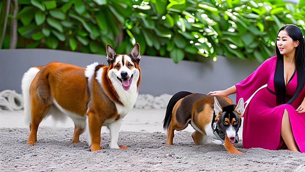 Abstract Digital Art in 8K 4K Resolution