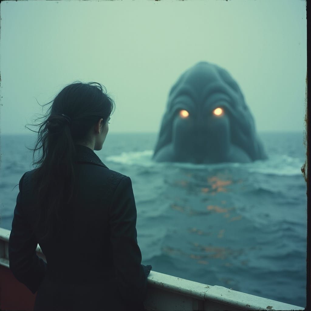 Eerie Sea Creature Emerges in Grainy Photo