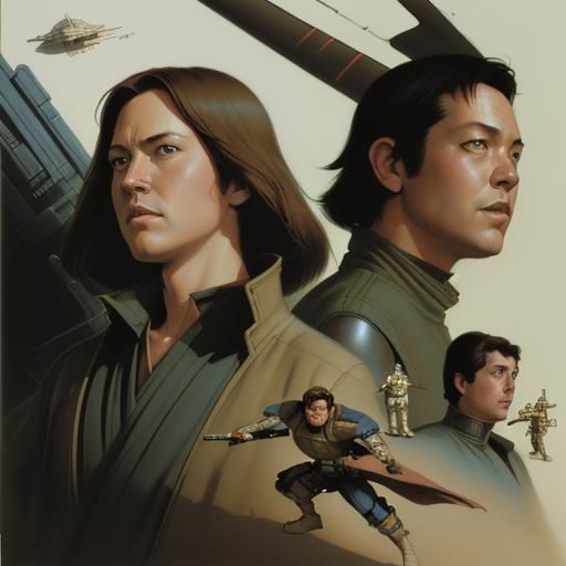 Matt Busch Star Wars Ralph McQuarrie style Doug Chiang Drew ...