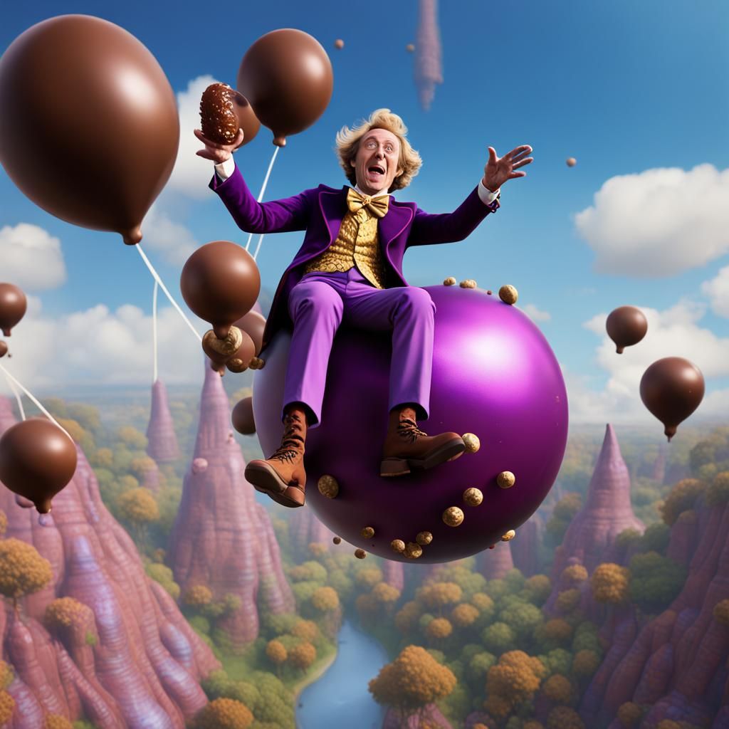 Willy Wonka on a Chocolate Bomb