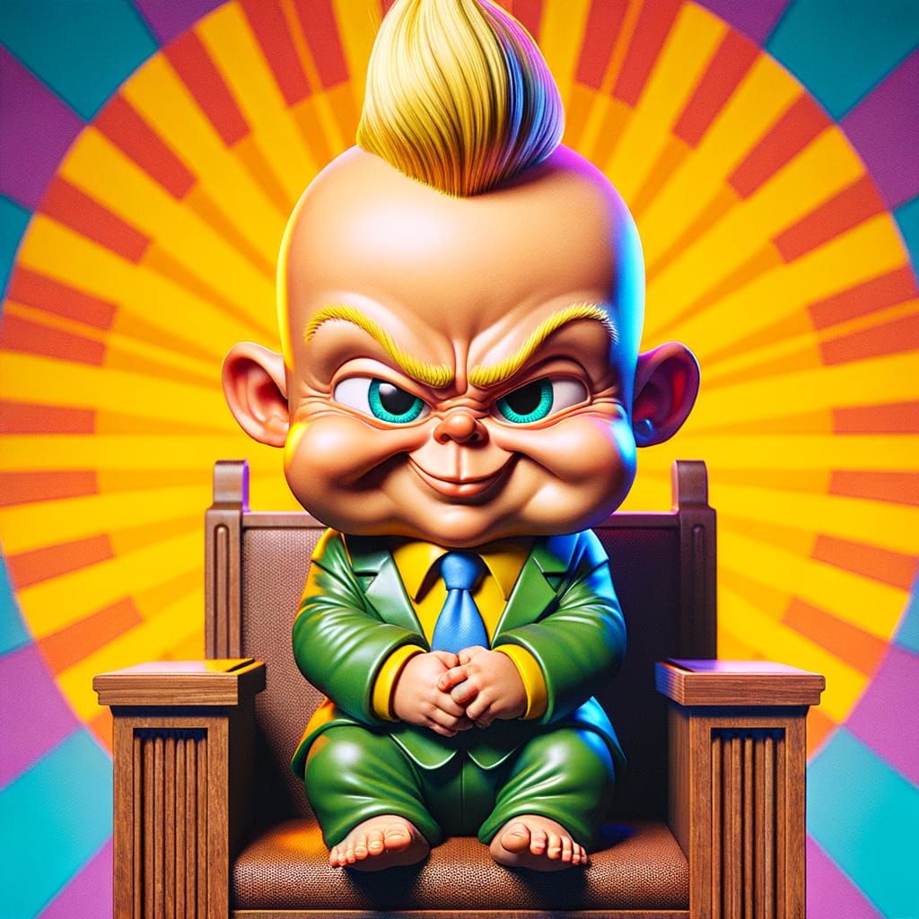Irreverent Brasileirinho: Cartoon Mascot in 3D Digital Art