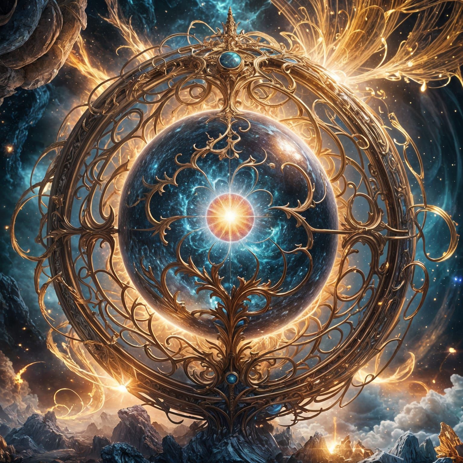 Radiant Ball of Light, Energy, Love, and Joy