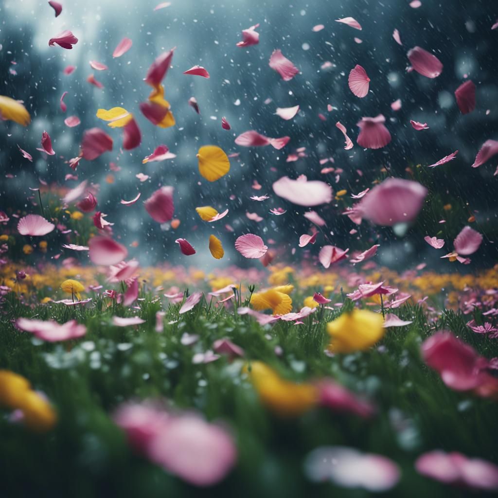 Floral Hurricane: A Fantasy Flower Art Portrait